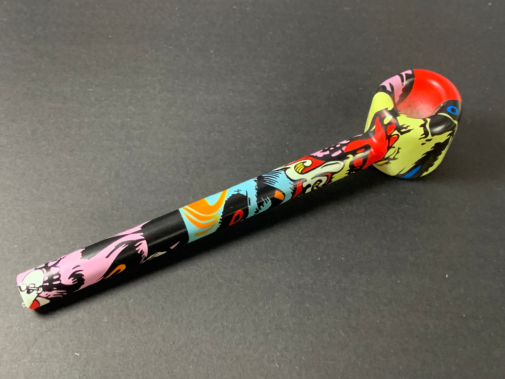 Pipa Vidrio Estampada