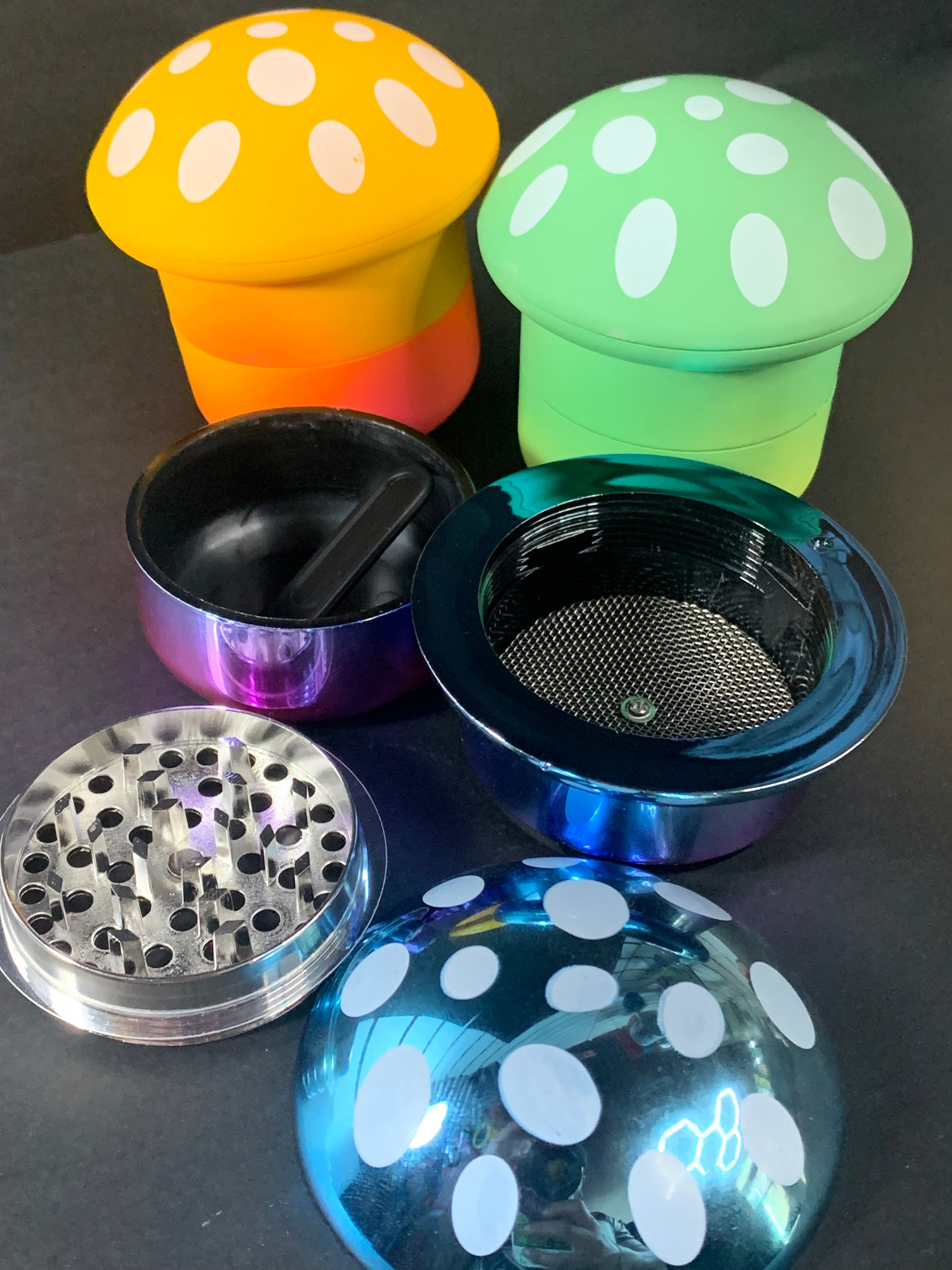 Grinder Metálico Hongo