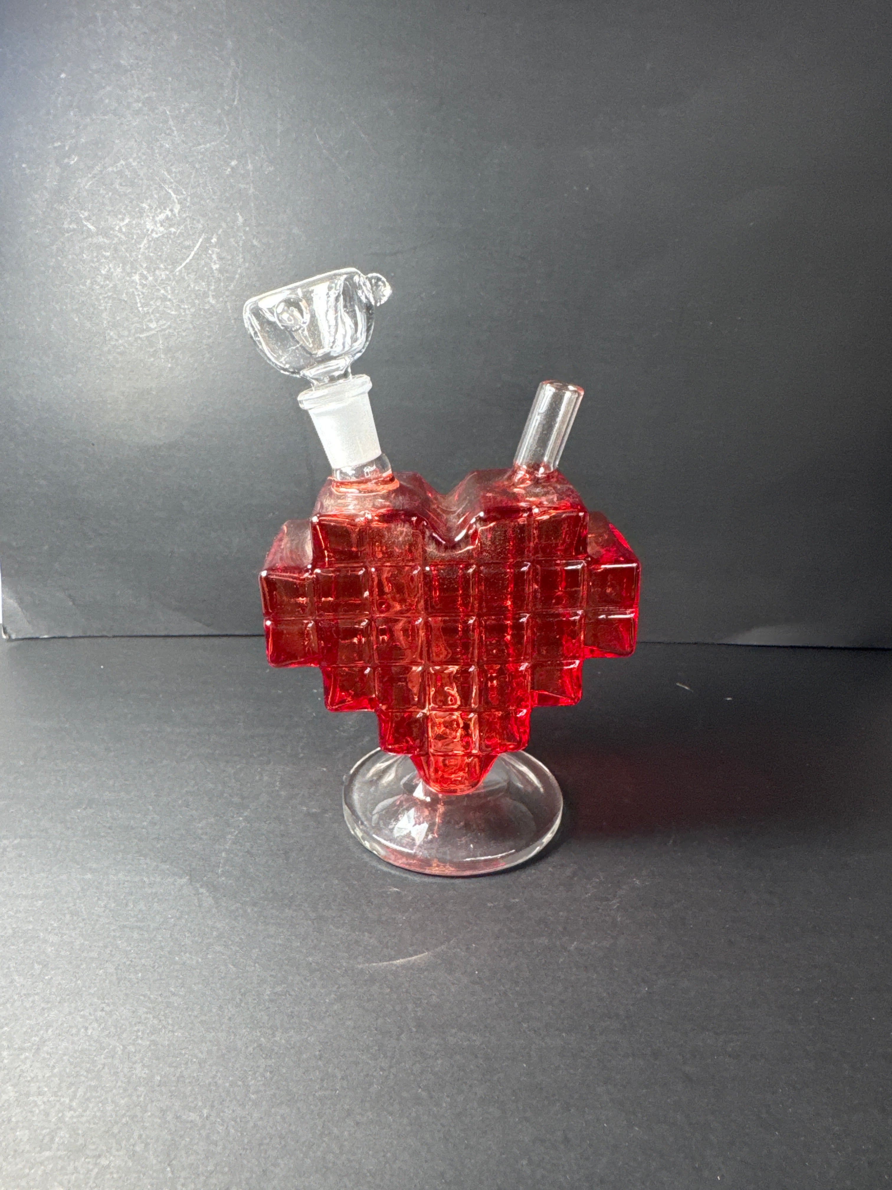 Bong Vidrio Corazon