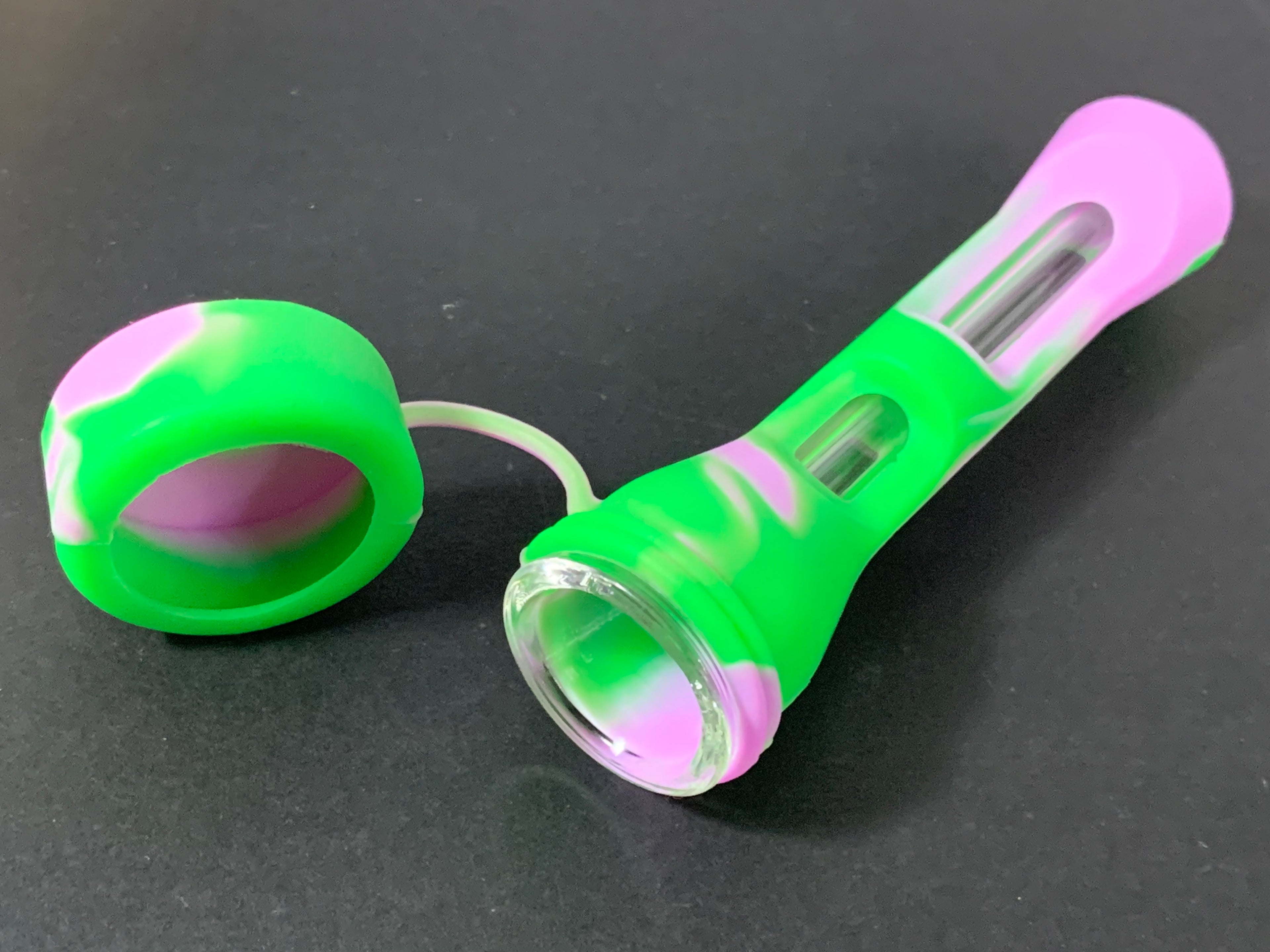 Pipa Silicona Con Tapa G