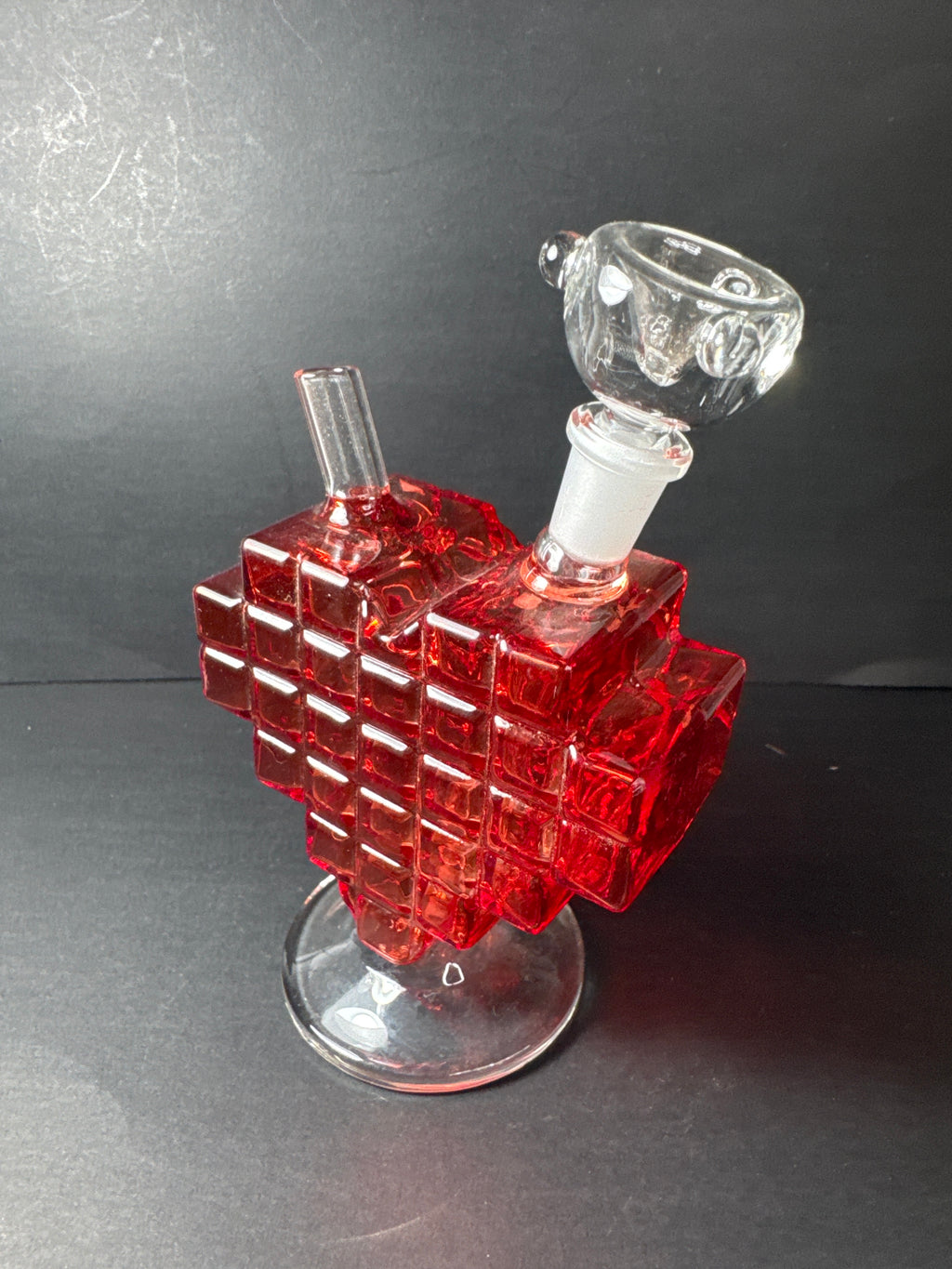 Bong Vidrio Corazon