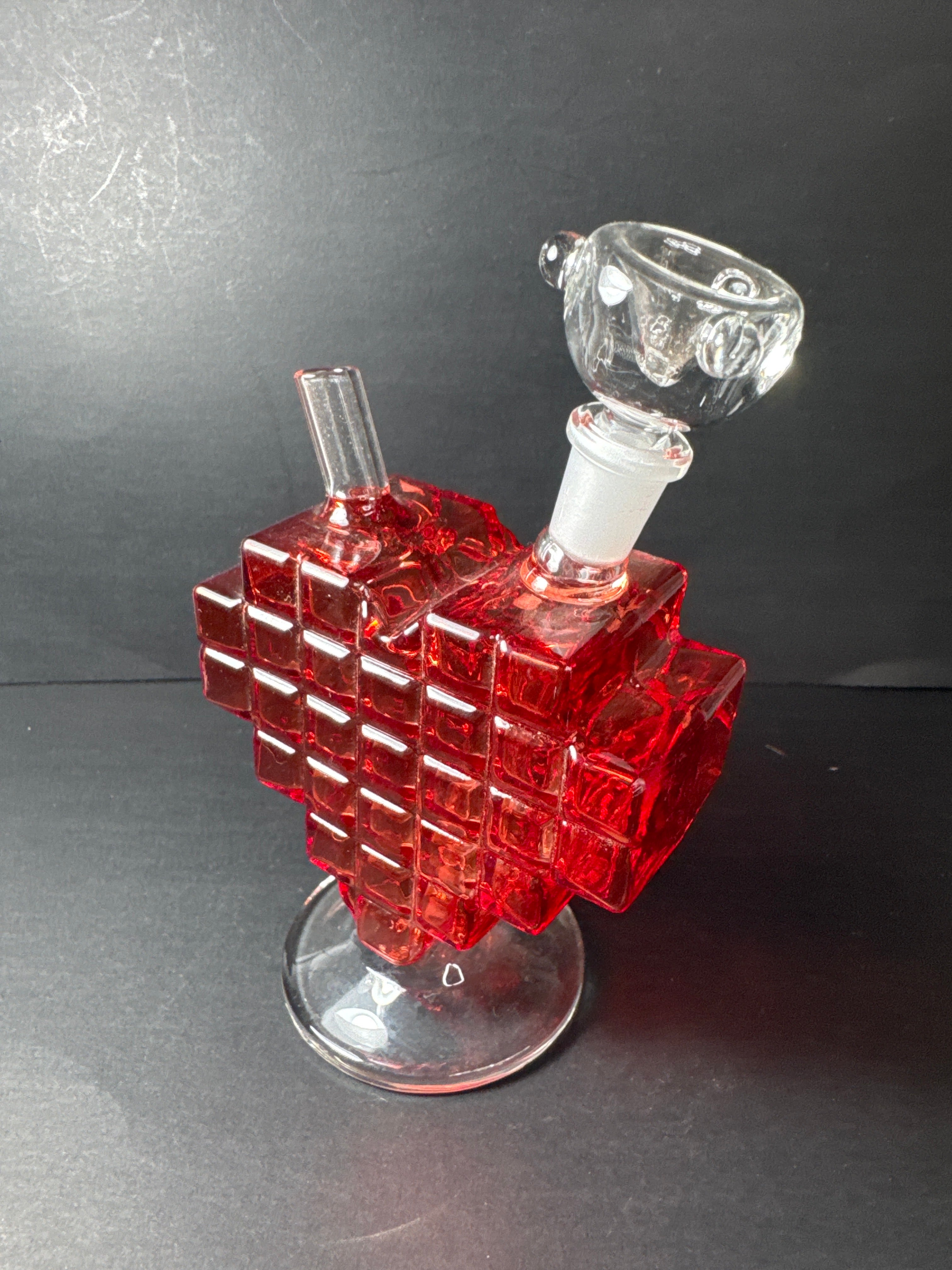 Bong Vidrio Corazon
