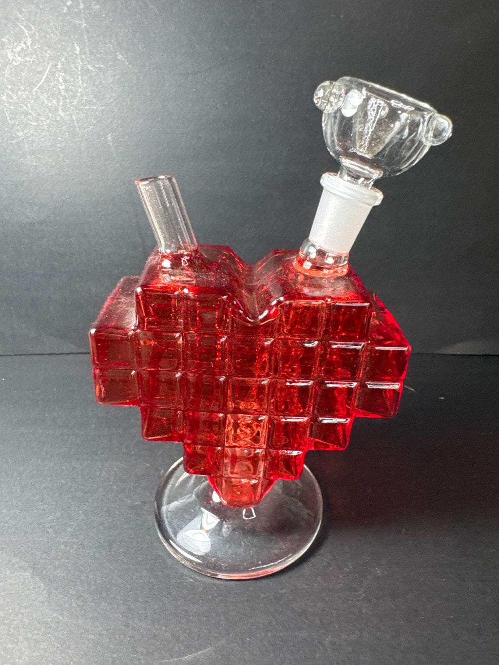 Bong Vidrio Corazon
