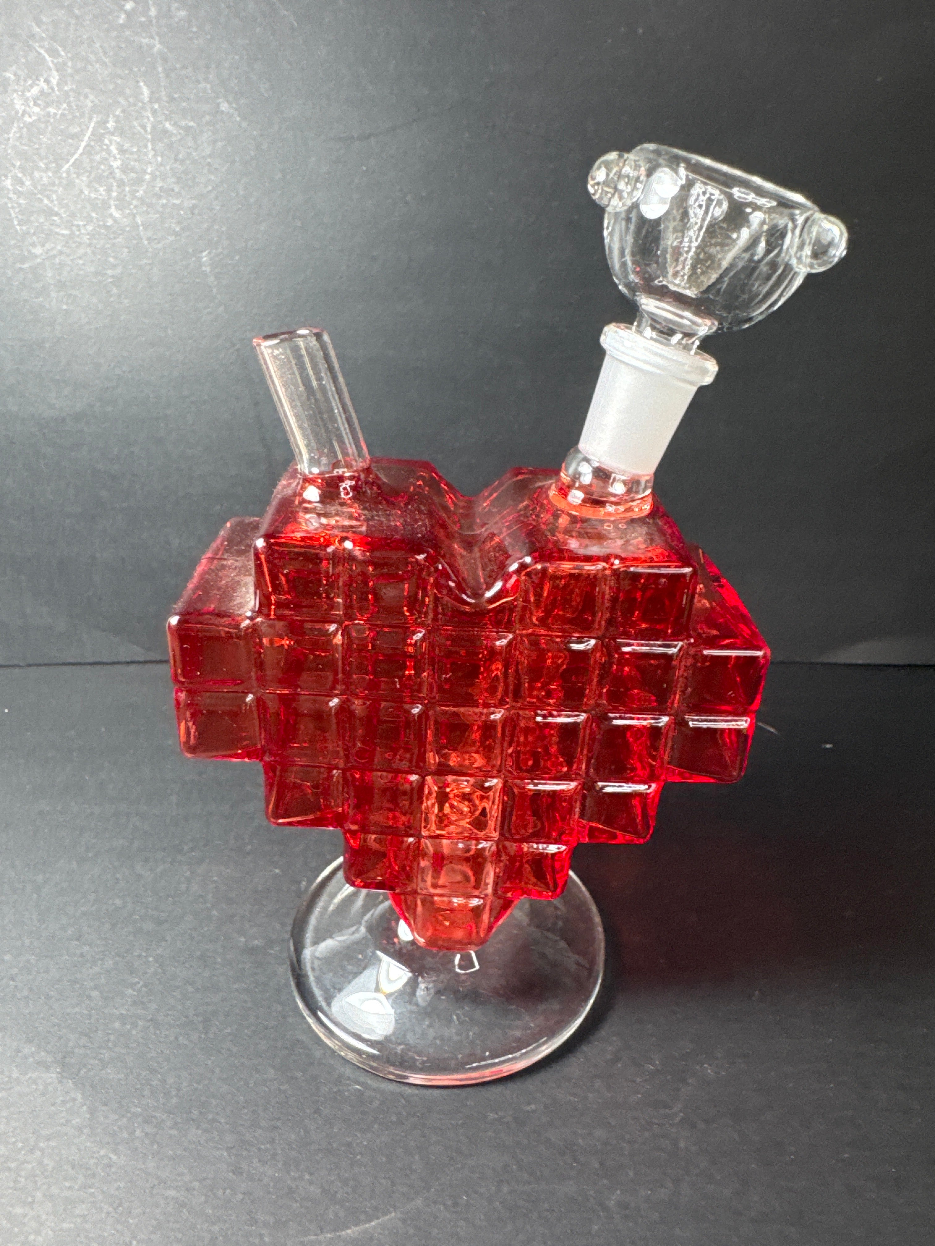 Bong Vidrio Corazon